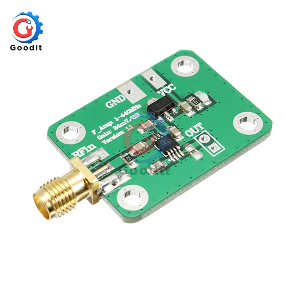 

AD8310 0.1-440MHz High-speed H-frequency RF Logarithmic Detector Power Meter For Amplifier Operating voltage 7-15V Module