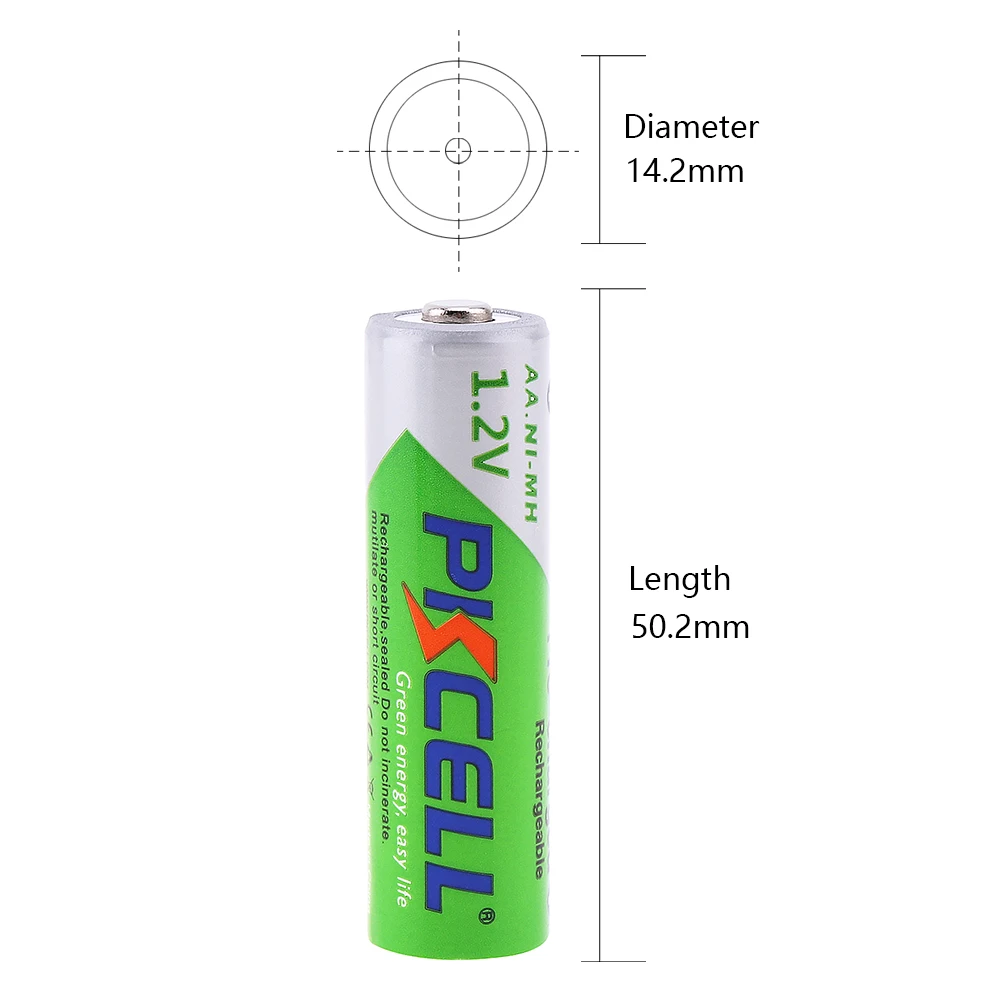 8PC AA Pre-charged LSD Batteries 2200mAh AA 1.2V NIMH 2A Rechargeable Battery and 2PC Battery box for clocks toys LED light