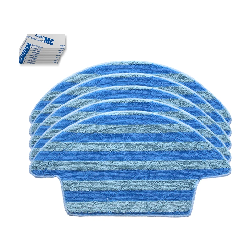 Compatible For iLife V55 Pro Robotic Vacuum Cleaner Hepa Filter Side Brush Mop Cloths Rag Replacement Spare Kit Accessory