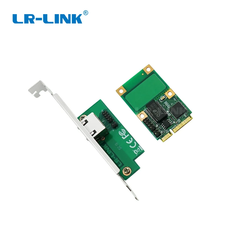 LREC2206PT Mini PCI-E Gigabit Placa de rede Lan Placa Intel I210 Ethernet Mini adaptador de rede de cobre de porta única