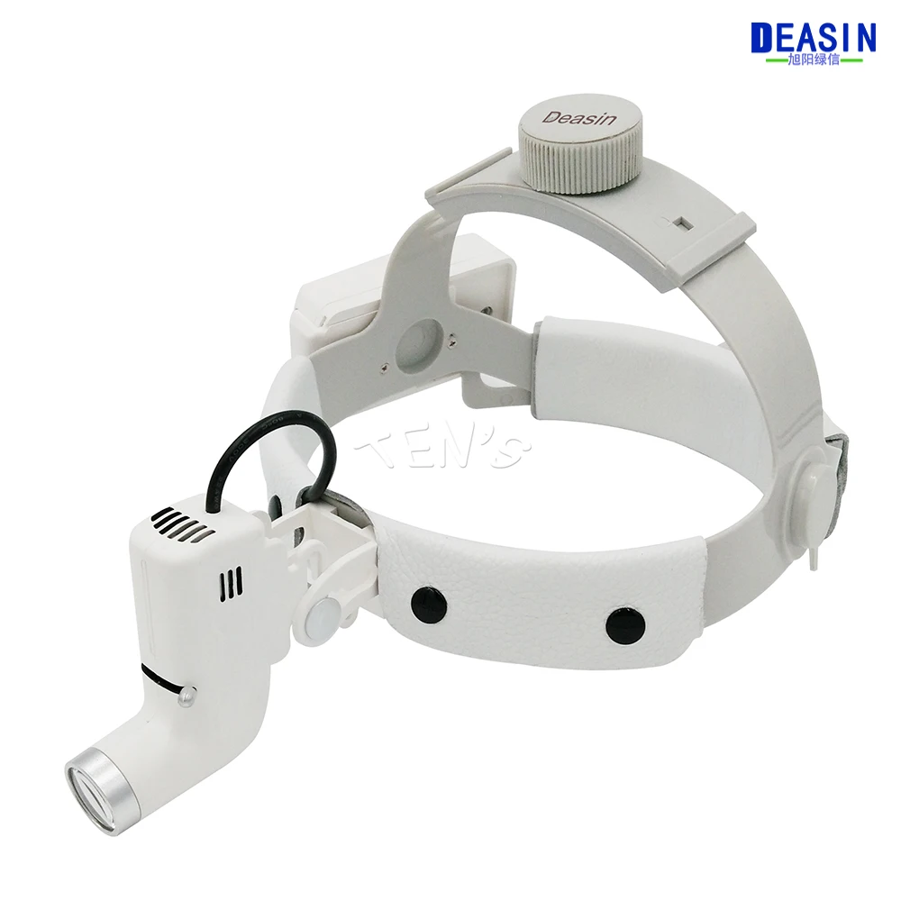 

3W Dental LED Head Light Lamp For Binocular Loupes Brightness Spot Adjustable Dental Lab Headlamp Surgical Headlight