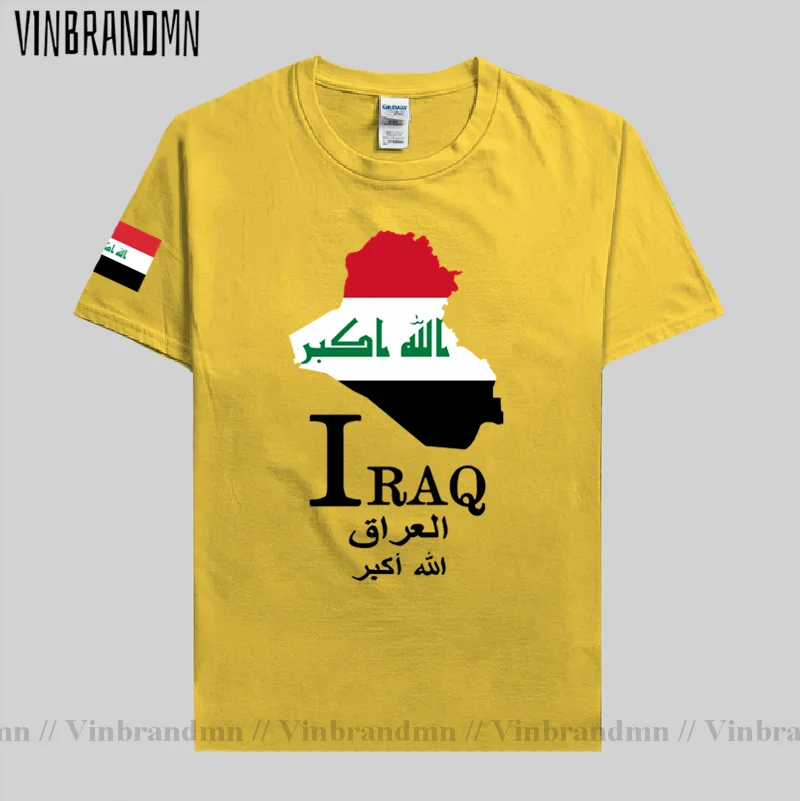 Republic of Iraq Iraqi IRQ Baghdad mens t shirt new Tops t-shirt Short sleeve clothes sweatshirt national team summer Fashion 50