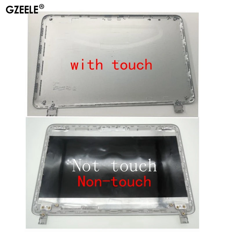 Laptop LCD Back Cover For HP Pavilion 15-P 15-P066US 15-P000 Silver Non-touch 762508-001/with touch