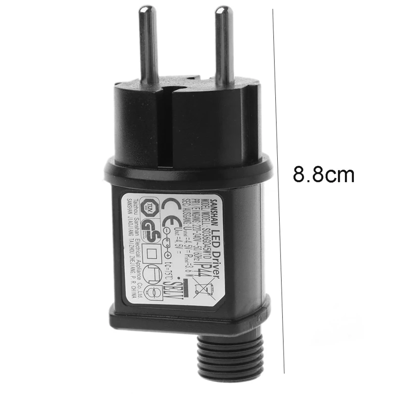 Adaptador de Alimentação para Luzes LED, Eliminador de Bateria e Mais Dispositivos, Universal, UE, EUA, UK Plug, AC para DC, 4.5V, 800mA, 2Pin