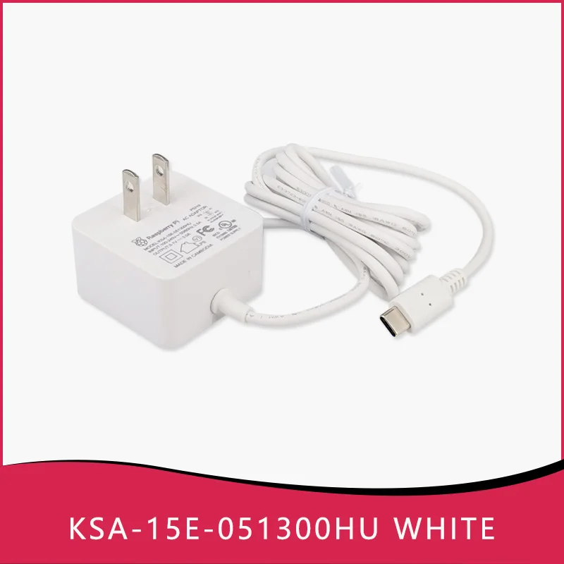 Alimentatore USB-C Raspberry Pi 4 da 15,3 W L'adattatore di tipo C ufficiale e consigliato per Pi4B