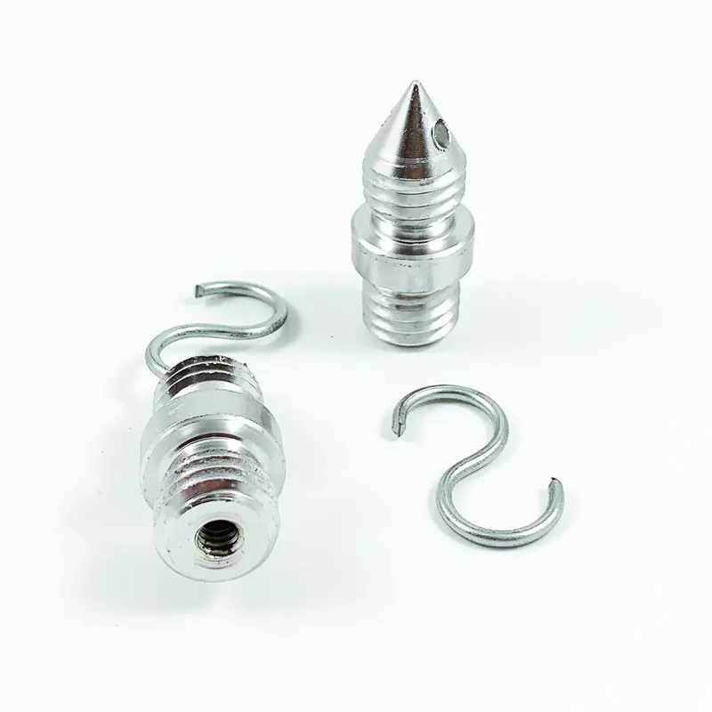 2 Chiếc Plumb Bob Móc Lăng Kính Adapter Chuyển Đổi Mini Lăng Kính 5/8X11 Chủ Đề