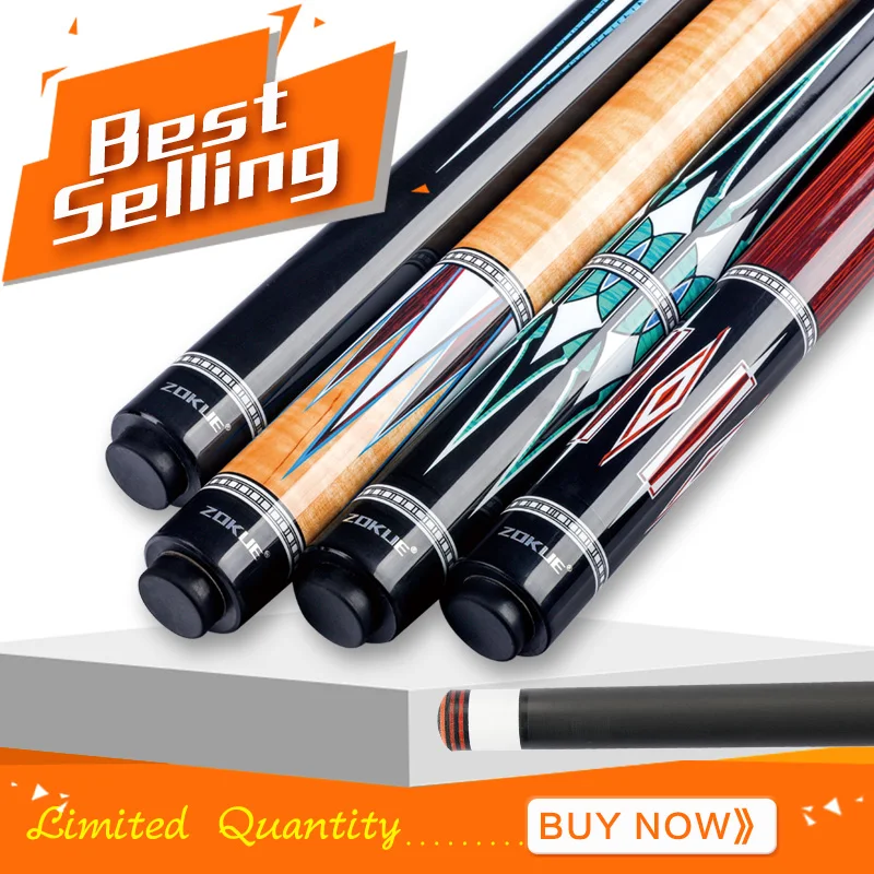 

ZOKUE KONLLEN Carom Billiard Cue 12mm 142cm Carbon Fiber Shaft Maple Shaft Korean 3 Cushion Cue Carom Cue Technology Libre Cue