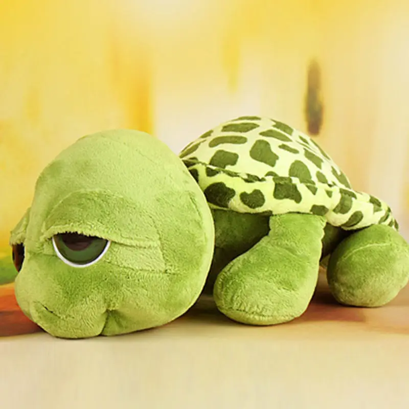 New Cute Super Green Big Eyes Stuffed Tortoise Turtle Animal Plush Baby Toy Kids Gifts