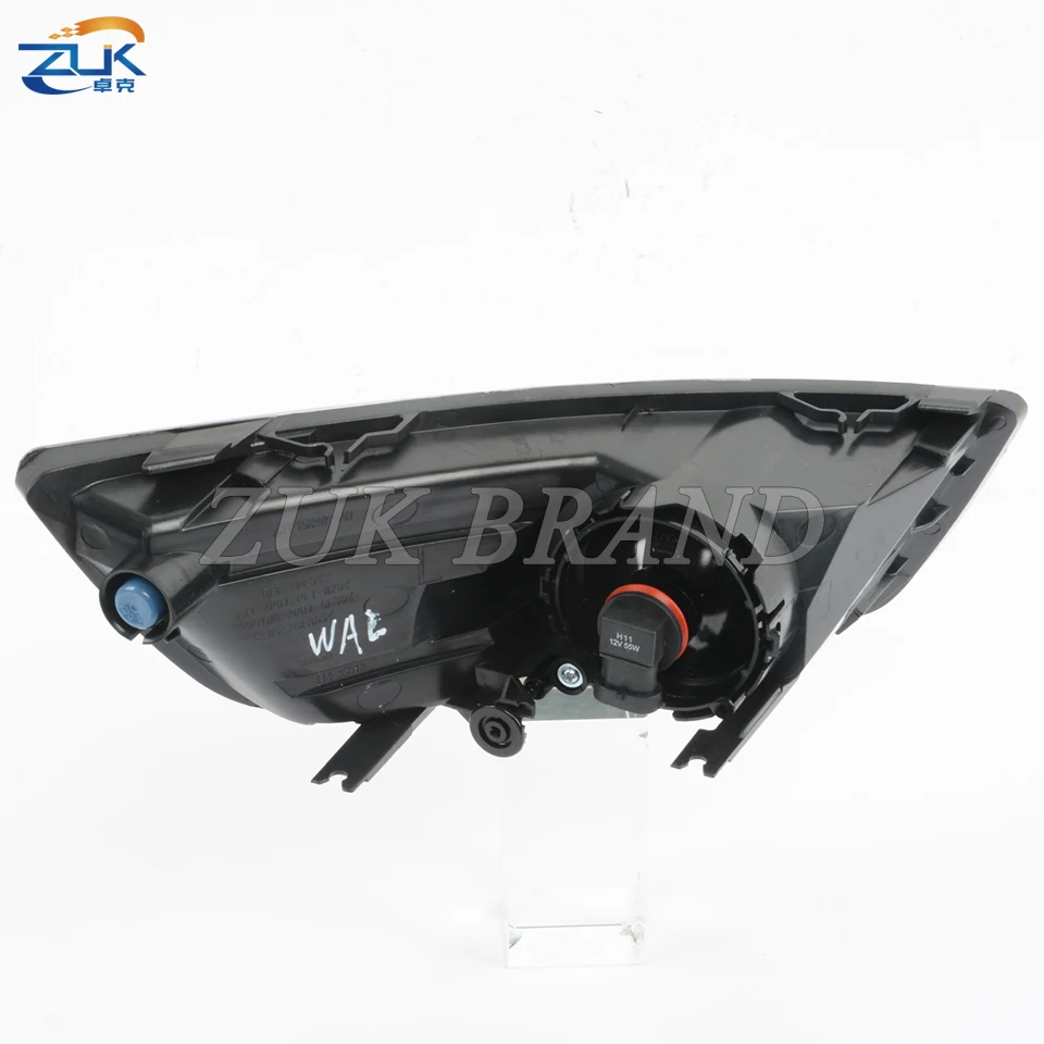 ZUK Car Bumper Fog Lamp Anti-Fog Light For Ford Mondeo MK4 2007 2008 2009 2010 Front Foglight Foglamp Reflector With Bulb