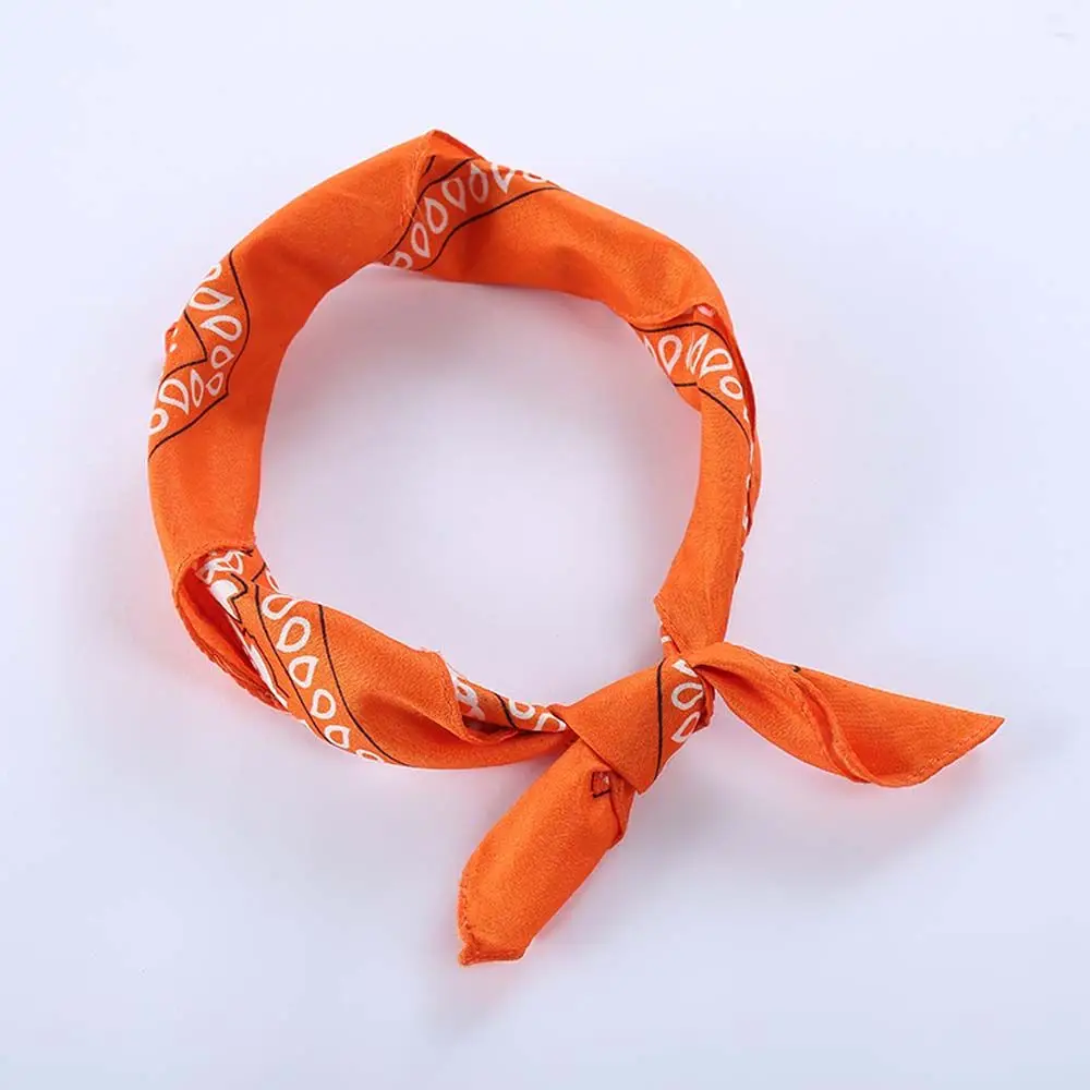 Damesmode Sjaal Hoofddeksels Gedrukte vierkante sjaals Paisley Bandana Haarband Polsband