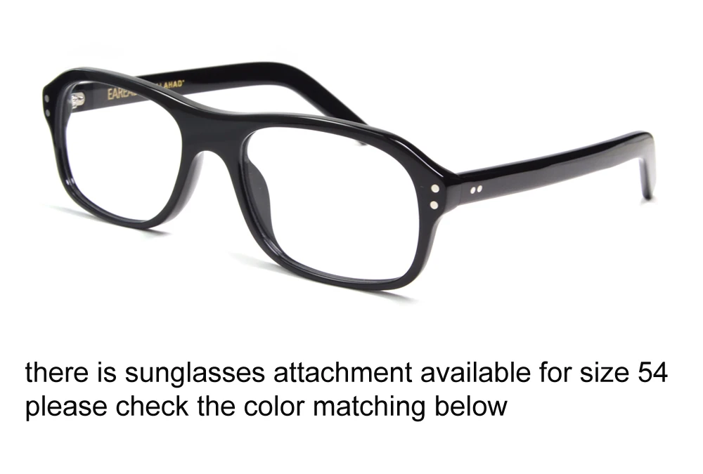 Kingsman Film Cosplay Brille Vintage Rechteck Brillengestelle für Männer Clip-on-Befestigung Polarisierte Sonnenbrille mit Etui – Detail 18