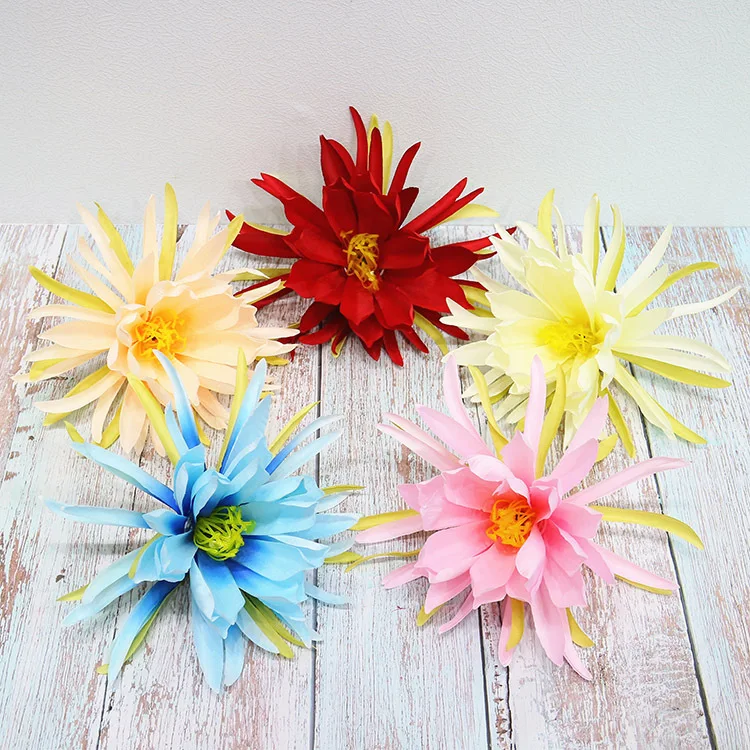 

21cm Artificial Epiphyllum Flower Head Fashion Silk Epiphyllum Heads for Wedding Party Supplies Simulation Flower WB951