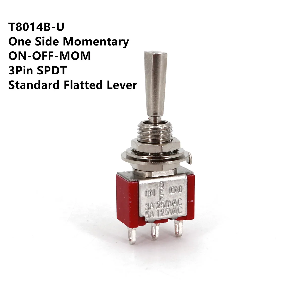 SH T80-T Serie Flachgriff 6,35 mm Panel Mount Mini Kippschalter für RC Modell Fernbedienung