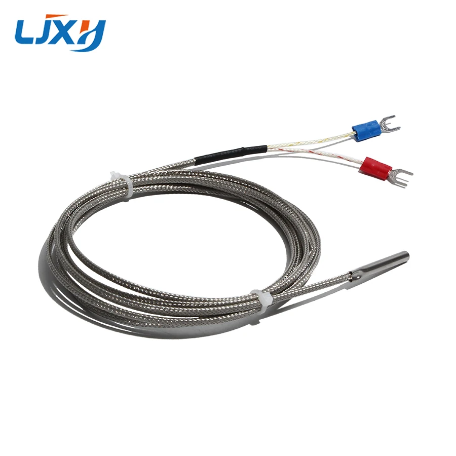 LJXH E-type Stainless Steel Tube 4*30 Temperature Sensor Probe Type Thermocouple Temperature Sensing Wire/Head/Stick