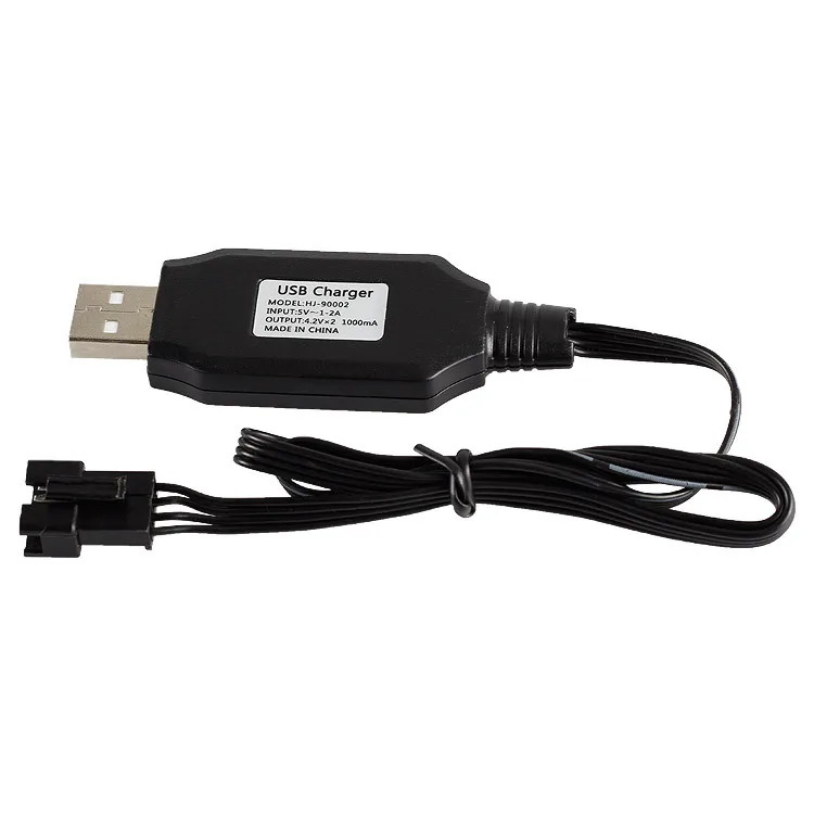 7.4V 600mAh Li-ion battery 523450 SM-4P Plug /USB Charger for E561 E568 RC truck RC car RC boat spare parts 600mAh  7.4V