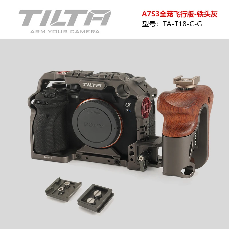 Tilta Sony A7S3  A7SIII  Camera Cage Full Cage / Half Cage Protect case Side Handle Lightweight Black Cage for SONY A7S3 Camera