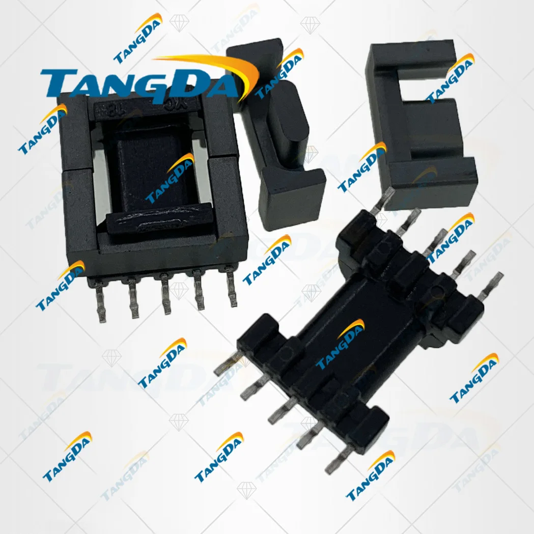 TANGDA EPC13 core Bobbin 5+5pin 10p SMD EPC magnetic core+skeleton PC40 soft ferrite cores EPC 10pin Transformers horizontal AG