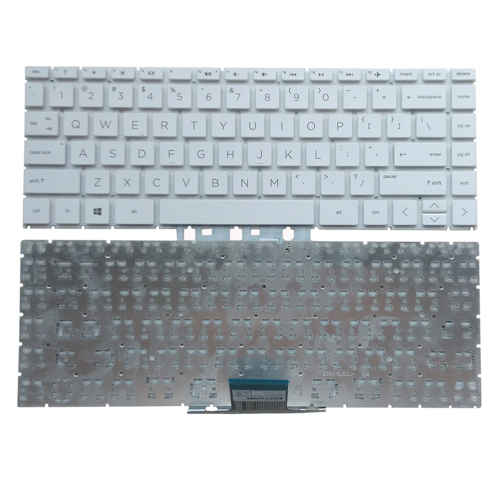 US Laptop PC Keyboard For HP Pavilion 14-CE CE0000 14-CD CM 14-DQ 240 245 246 G7 L15601-001 USA English Keyboards White Keycaps