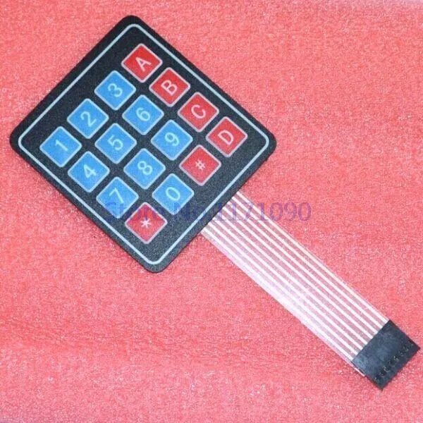 Матричная клавиатура 4x4, мембранный переключатель, 8-контактный разъем SCM, внешняя увеличиваемая клавиатура для Arduino Матричная клавиатура 4x4, мембранный переключатель, 8-контактный разъем SCM, внешняя увеличиваемая клавиатура для Arduino