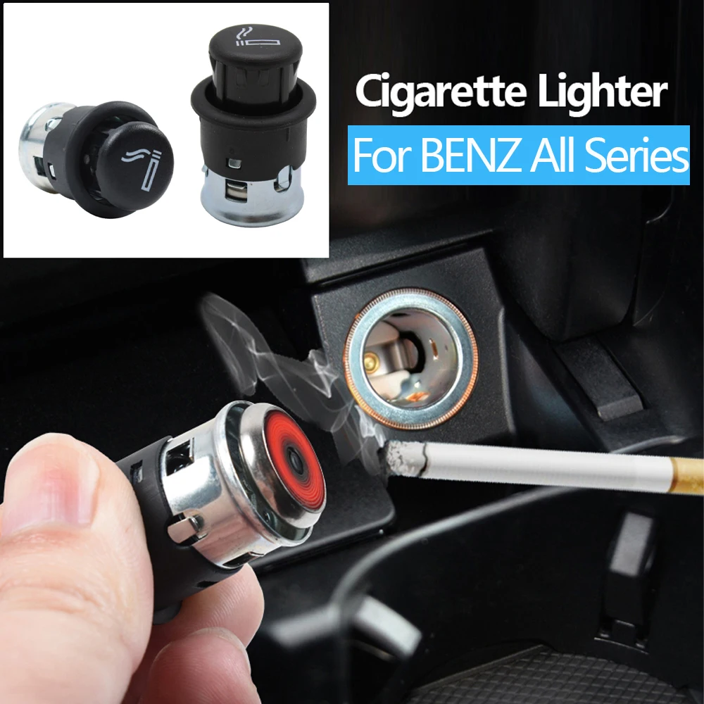 Car Interior Accessories Universal Cigarette Lighter For Mercedes Benz A B C GLK E S ML GL GLE GLS R G GLA GLB GLC All Series