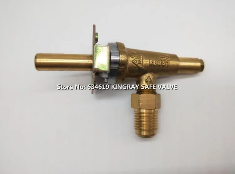 Brass Gas Stove Flameout Protection Valve, Camping Needle Valve, Barbecue Grill Gas Valve