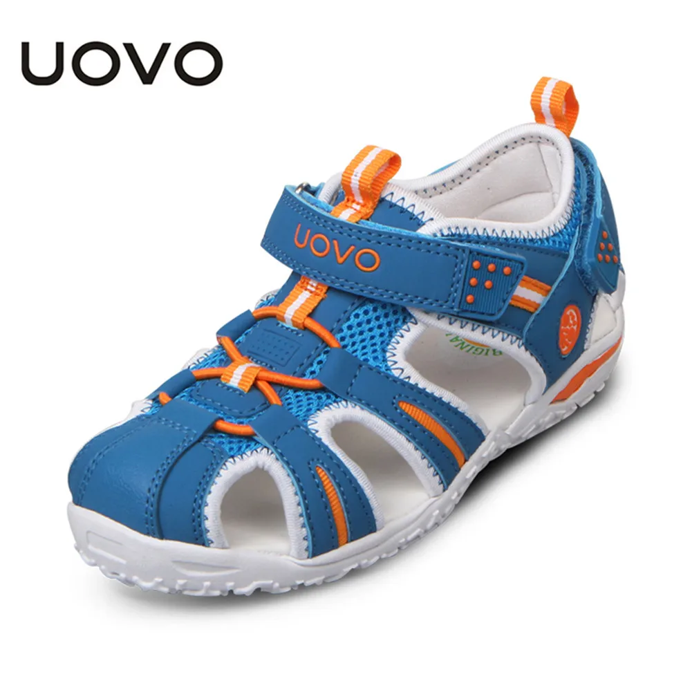 UOVO New Arrival Summer Beach Footwear Kids Closed Toe Toddler Sandals Children Fashion Designer Shoes For Boys And Girls #24-38