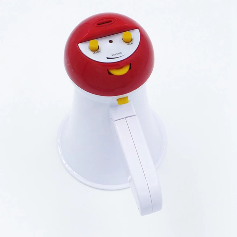 1PC Portable Foldable Handheld Megaphone Pengeras Suara Amplifier Perekam Megaphone