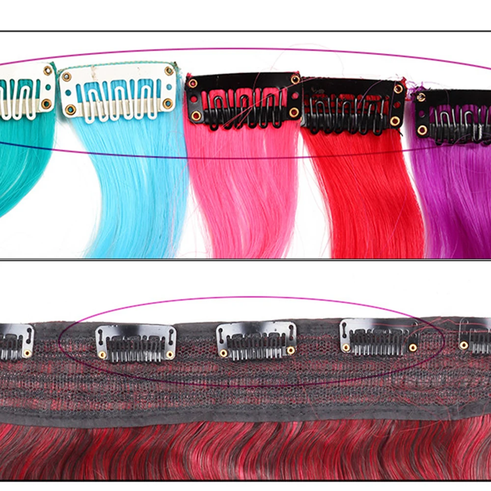 10Pcs/Lot Clip In Hair Extension Wig Clips For Human Hair Bangs Snap Hair Clips For Extensions Metal Comb For Closure