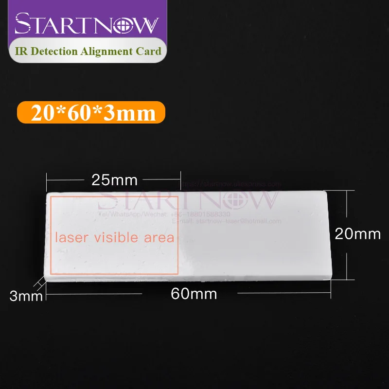 Startnow 180x180mm Laser Engraving Marking Machine Test Photographic Paper Focusing Paper Double Sided Black Dimming Paper