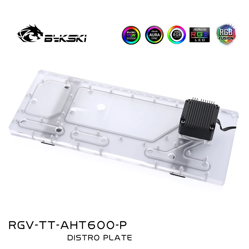 Bykski RGV-TT-AHT600-P Distro Plate for Thermaltake Premium AH T600 Chassis