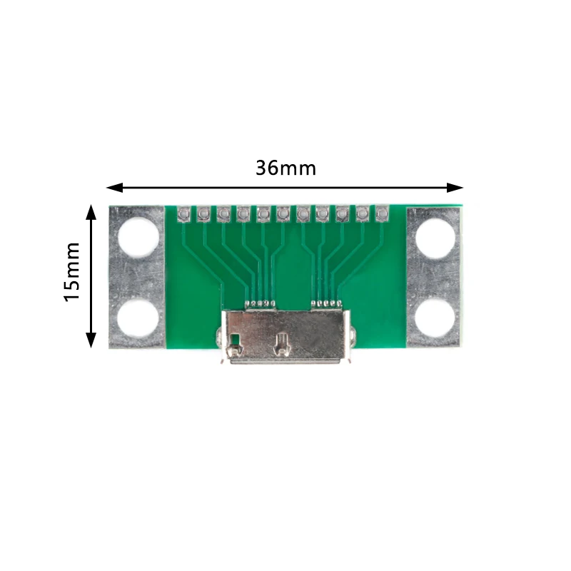 5Pcs/1pc Micro-B USB 3.0 Type-B Adapter Test Board Plate USB3.0 11pin DIP Female Socket Connector Mobile Hard Disk Interface