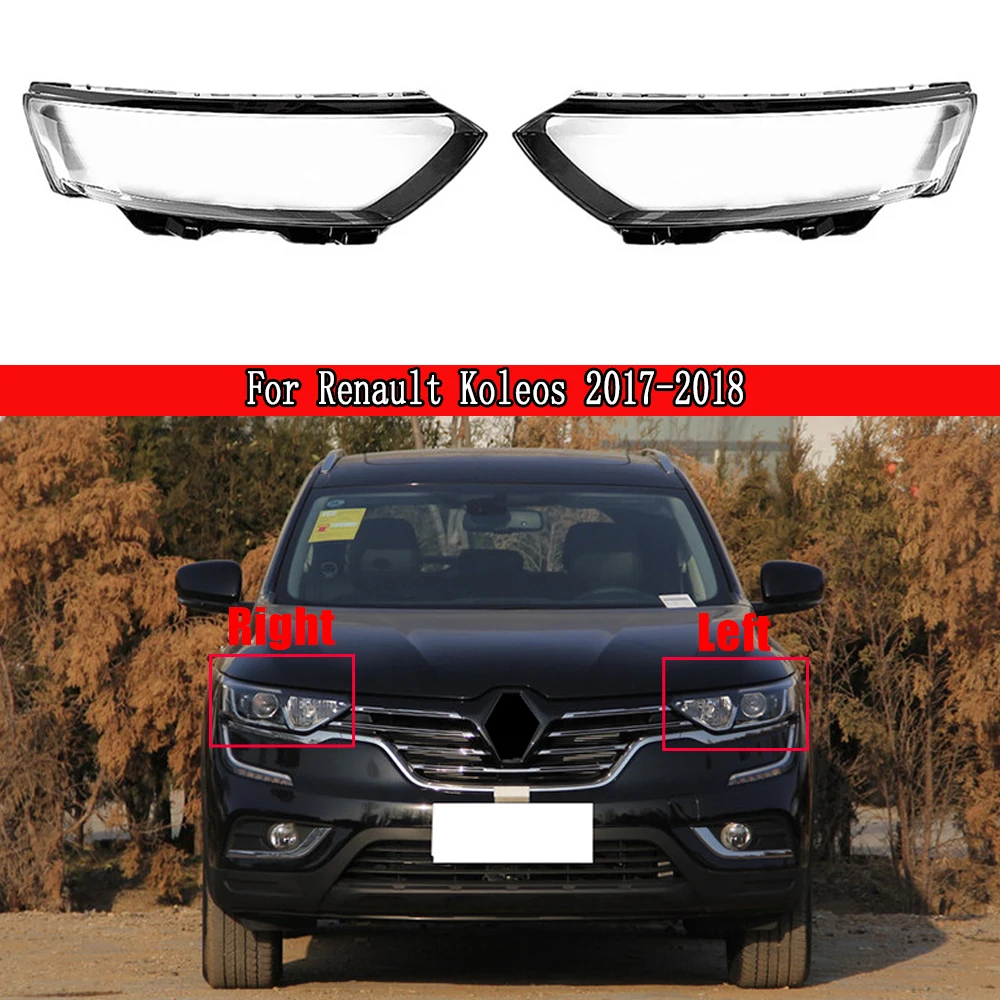 

Headlamps Transparent Cover Lampshade Lamp Shell Masks Headlight Cover Lens Headlight Glass For Renault Koleos 2016 2017 2018