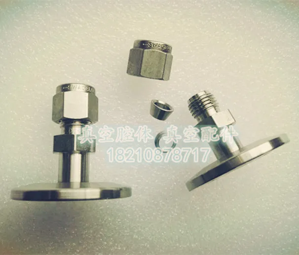 

316L Stainless Steel Vacuum Quick Assembly KF Flange to Card Sleeve Joint/American Standard Thread Kf16 25