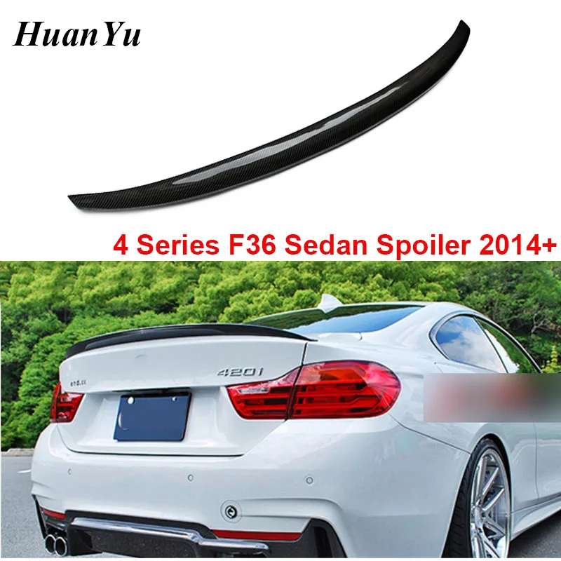 

F36 P Style Rear Ducktail Spoiler for 4 Series 4-Door Sedan Trunk Boot Lips Wings 2014 2015 2016+ 418i 420i 428i 430i 435i 440i