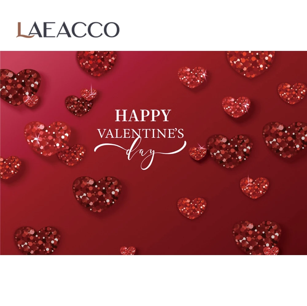 Laeacco พื้นหลังภาพวันวาเลนไทน์ Love Heart ดอกไม้เด็กทารกถ่ายภาพฉากหลังสำหรับ Photo Studio