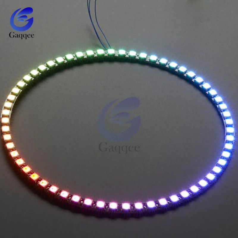7-60 Bit Digital WS2812 RGB LED Ring Full Color Highlighting WS2812 5050 SMD Leds Strip Module Microcontroller DC 5V for Arduino