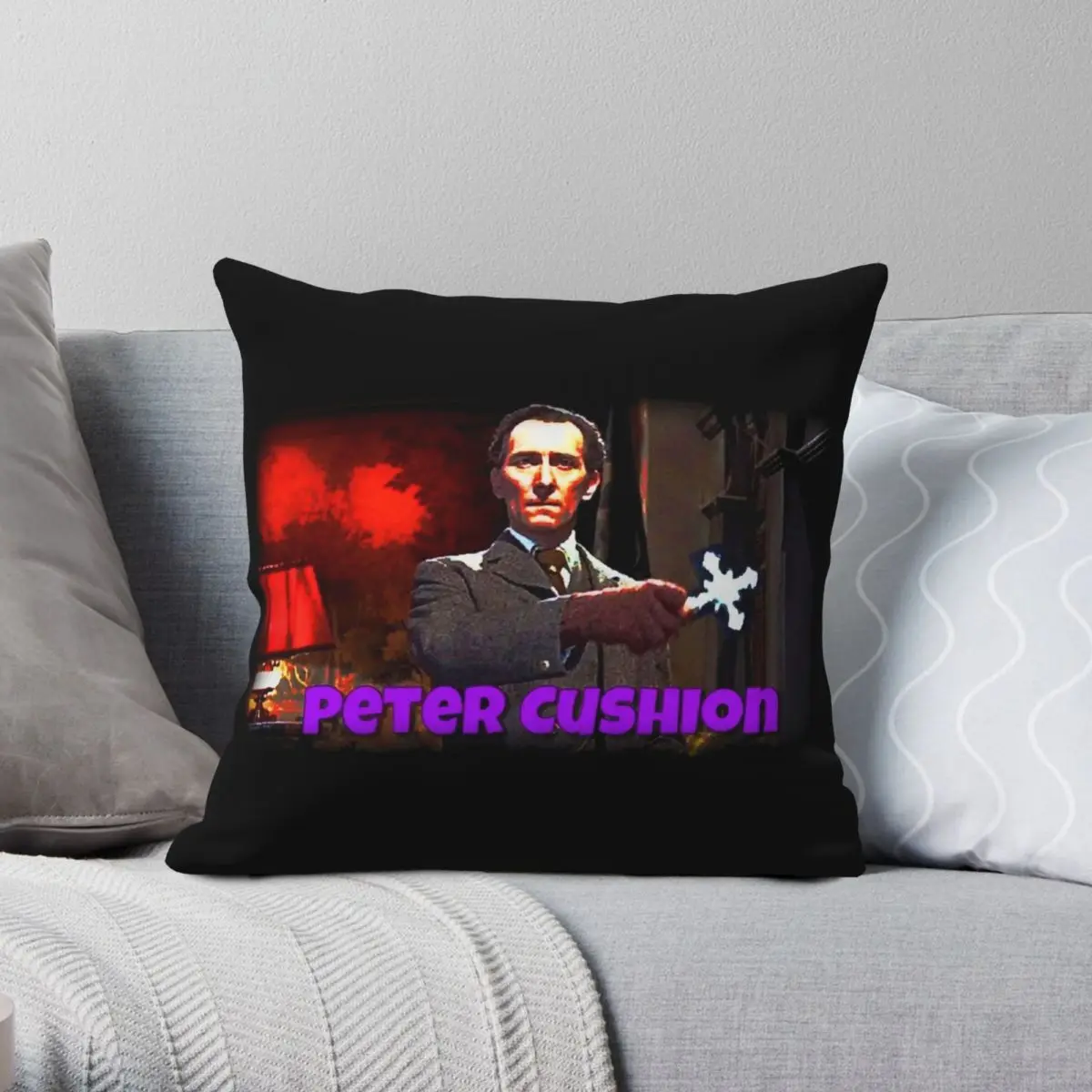 

Peter Cushion Square Pillowcase Polyester Linen Velvet Printed Zip Decor Throw Pillow Case Home Cushion Cover Wholesale 45x45