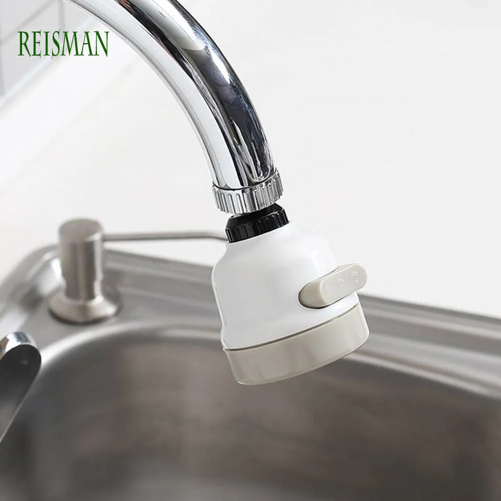 REISMAN  nozzle for faucet Mobile Head Kitchen Faucet Universal 360 Degree Rotatable Water Tap Sprayer Faucet Splash Regulator