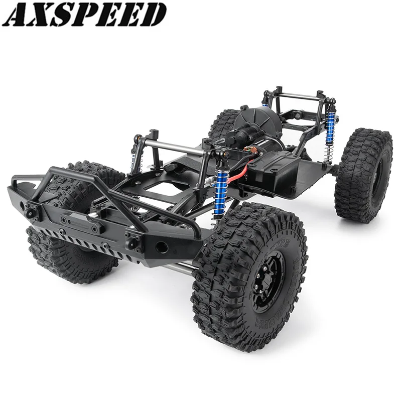 

AXSPEED RC Car Frame Chassis Kit 475mm Wheelbase Assembled Frame for 1:10 AXIAL SCX10 II 90046 RC Crawler