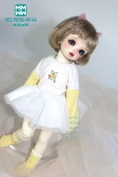 30cm 1/6 BJD YOSD Doll Clothes fashion three-piece wearing jumpers, yarn skirt, socks