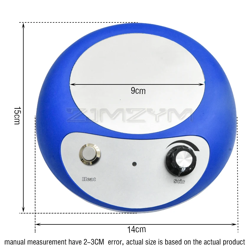 Magnetic Stirrer Hot Plate Laboratory Magnetic Heating Agitator Stirrer 2000ml Capacity Heating Stirring Machine with Stir Bar