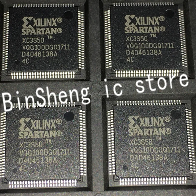 

2pcs/lot XC3S50-4VQG100C XC3S50-4TQG144C XC3S50-4PQG208C