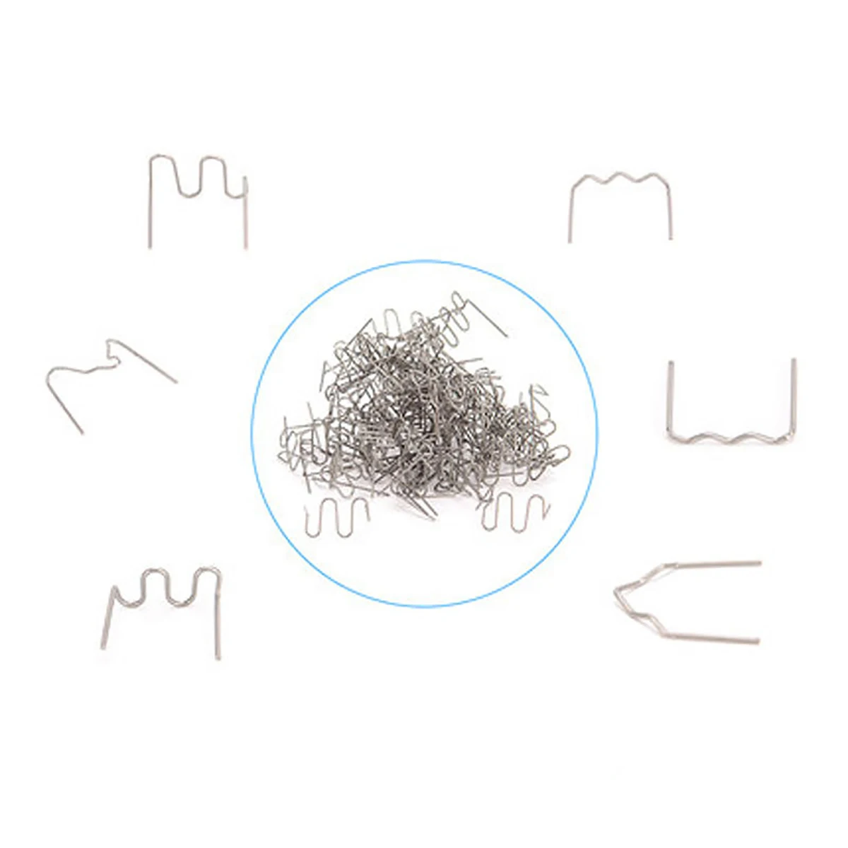 100/500pcs Hot Stapler Staples For Plastic Welder Repair Melt Hot Welding Machine Welding Bumper Car Repair Tool