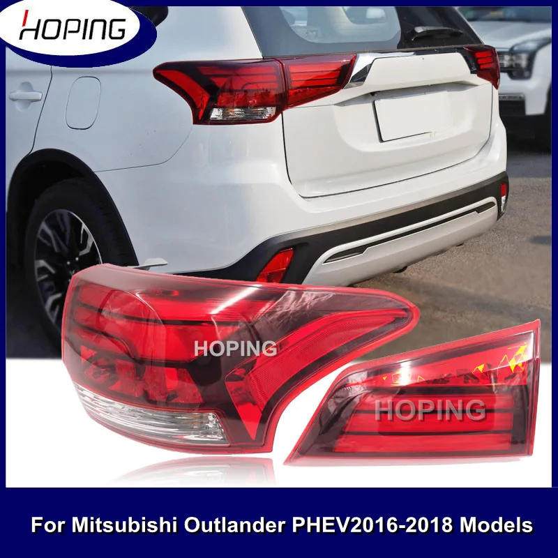 

Hoping Rear Bumper Tail Lamp Brake Stop Tail Light For Mitsubishi Outlander PHEV 2016 2017 2018 Back Lamp Stop Taillight