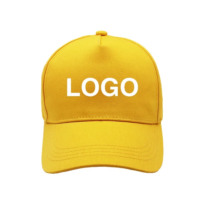 New adult casual cotton embroidered baseball caps 5 panels Trucker Snapback hats with logo Sun Dad hat