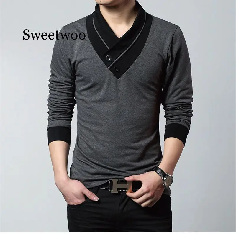 

2020 New Pullover Men V Neck Sweaters Men Long Sleeve Sweaters Shirts Casual Fashion Knitwear Pull Homme