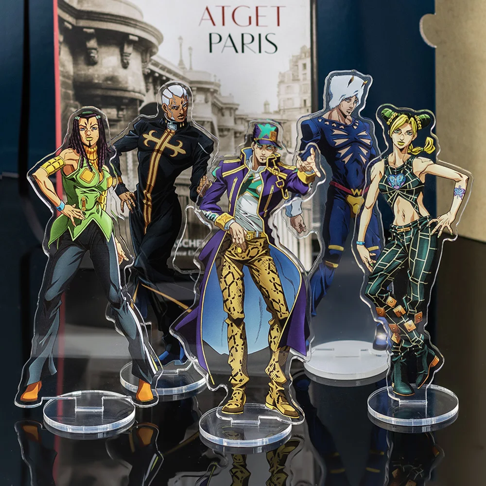 Anime Stone Ocean Jolyne Cujoh Weather Report Enrico Pucci Jotaro Kujo Acrylic Stand Gifts