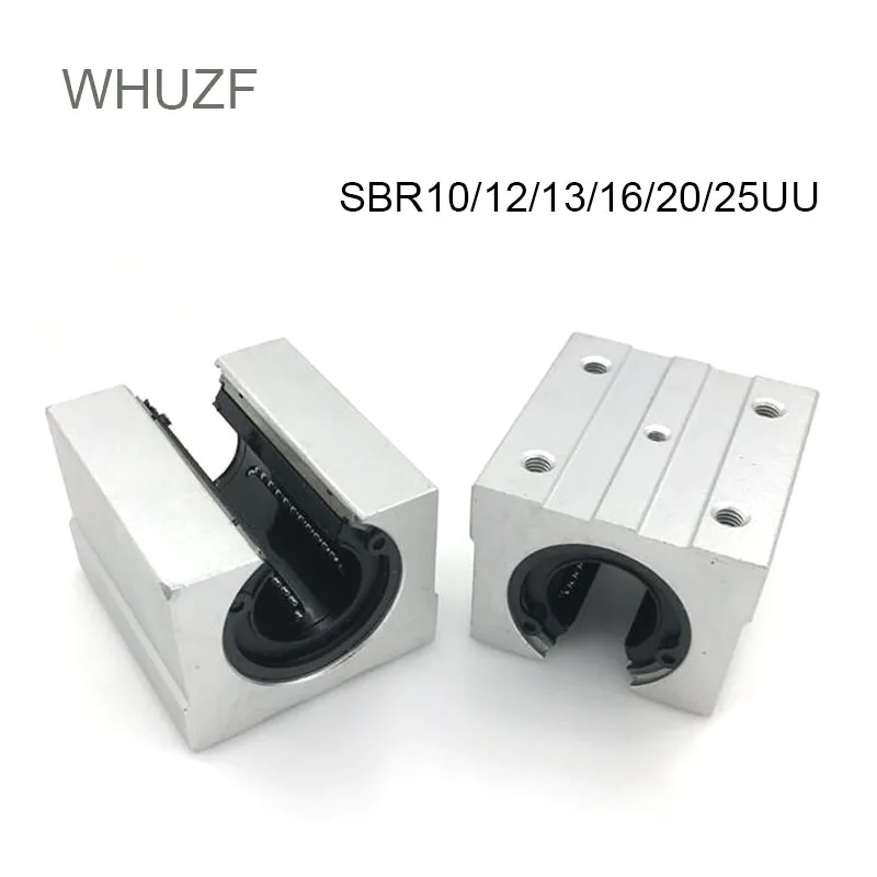 SBR10UU SBR12UU SBR16UU SBR20UU SBR25UU SBR30UU Linear Ball Bearing Block Open Type  CNC Router SBR Linear Guide