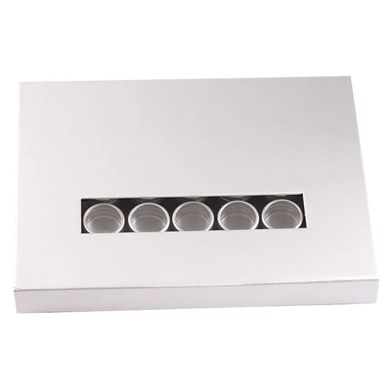 rangement ongles materiel professionnelle Coffret de décorations pour ongles en aluminium, outil de nail art indépendant, stockage africain, vente en gros, 35 grilles/ensemble