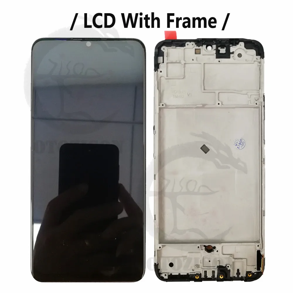 Super AMOLED LCD With Frame For Vivo S1 Global Version Display Screen 1907 V1907 V1913A LCD Touch Digitizer Assembly Replacement